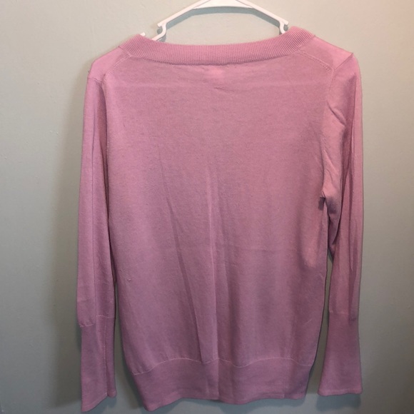J Crew V Neck Sweater Lavender - Picture 3 of 3